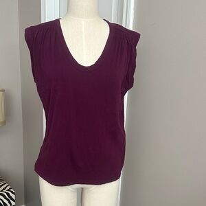 LOFT Deep Purple Shirt
